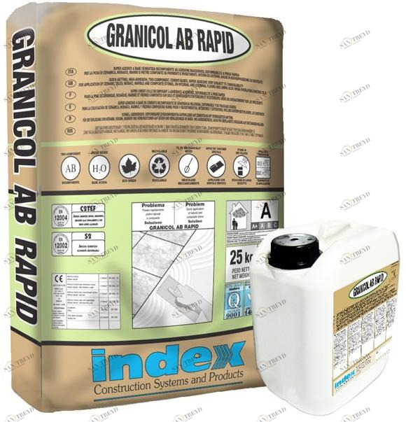 INDEX Цементно-полимерный клей сверхбыстрого схватывания и высыхания sun-id-1502036