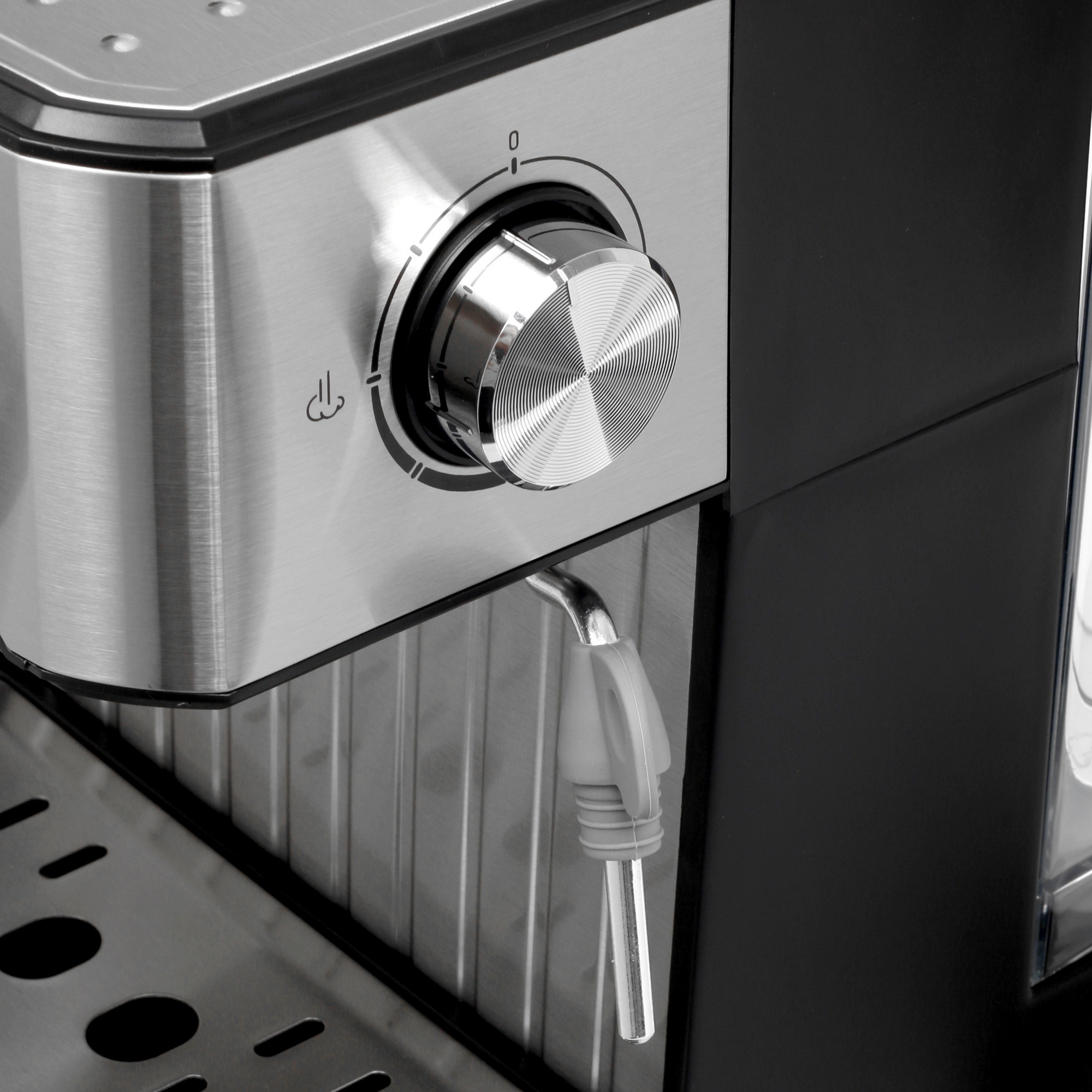 5051565 Кофеварка рожковая Reoka RKЕМ-200 серебристый STDN-0014678 - Вид №4