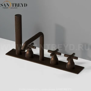 Напольный смеситель AMEM326BR MEMORY для ванны бронзовый