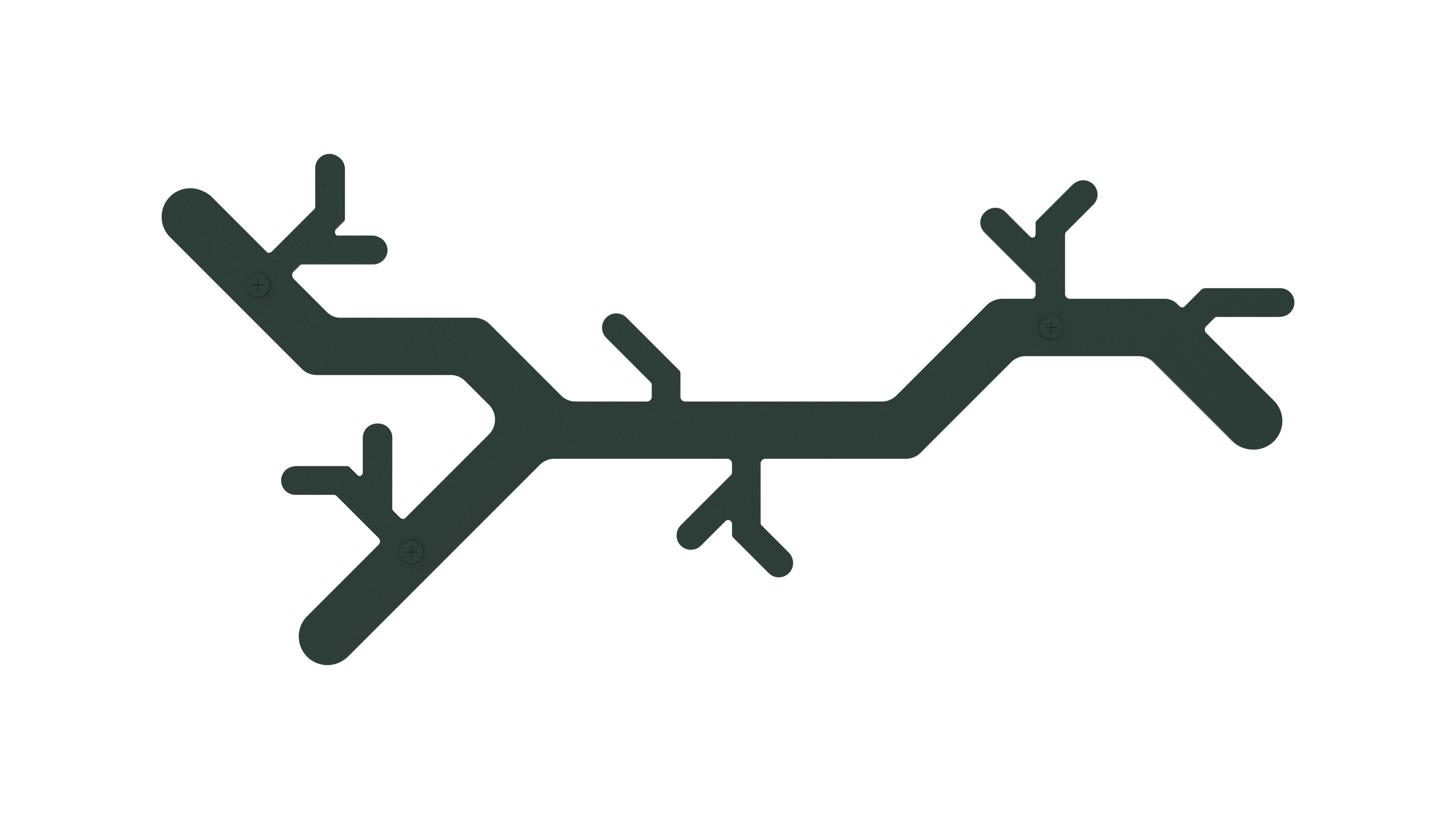 Стальная настенная вешалка с порошковым покрытием FUNCTIONALS TREE HOOKED ARCH-00076583 - Вид №10