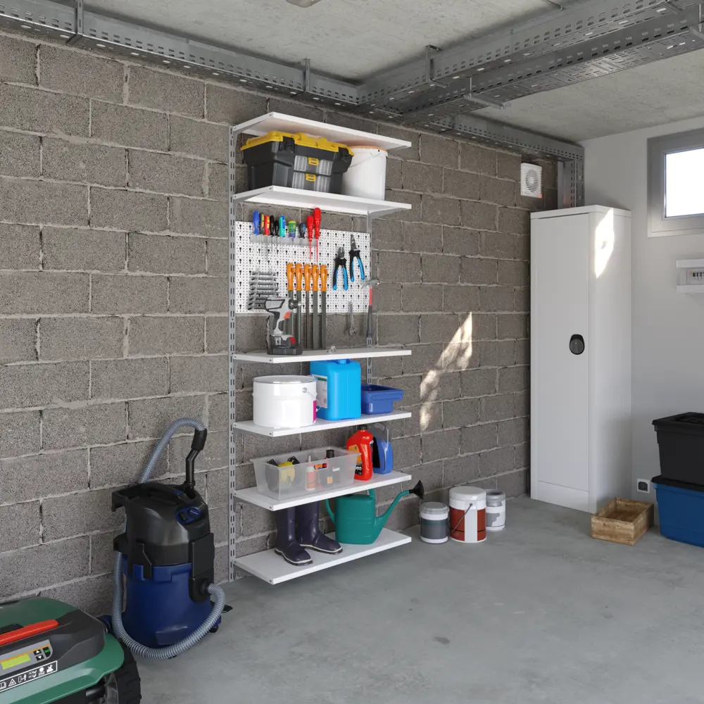 Направляющая однорядная Spaceo 200 см цвет серый STLM-2058549 - Вид №7