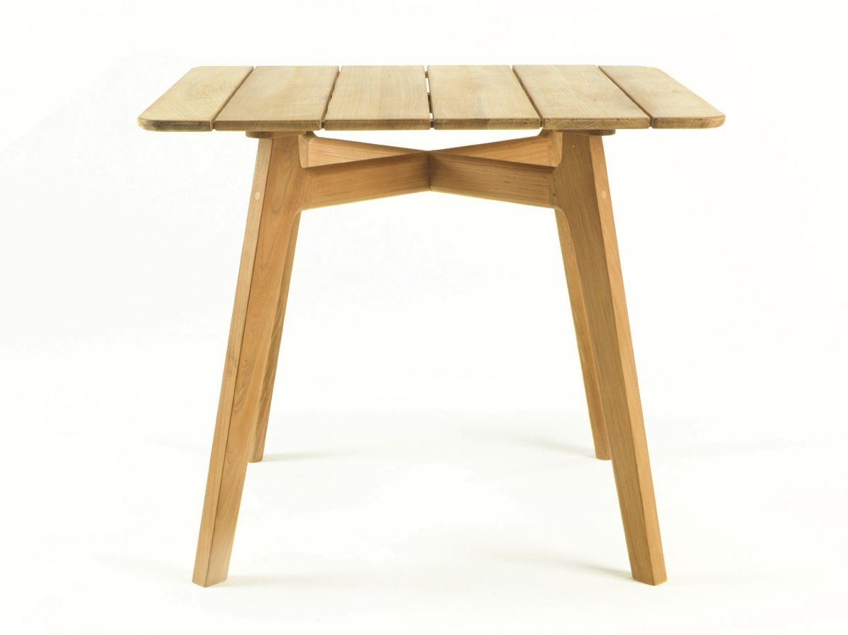 Квадратный стол из тикового дерева Ethimo Knit ARCH-00090267 - Вид №8