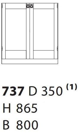 Karl Andersson Деревянный буфет / офисный блок в скандинавском стиле Ka72 737+bs73+ks13  - Вид №2