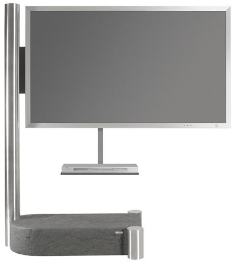 Wissmann raumobjekte Монитор / подставка под телевизор из нержавеющей стали  110  - Вид №5