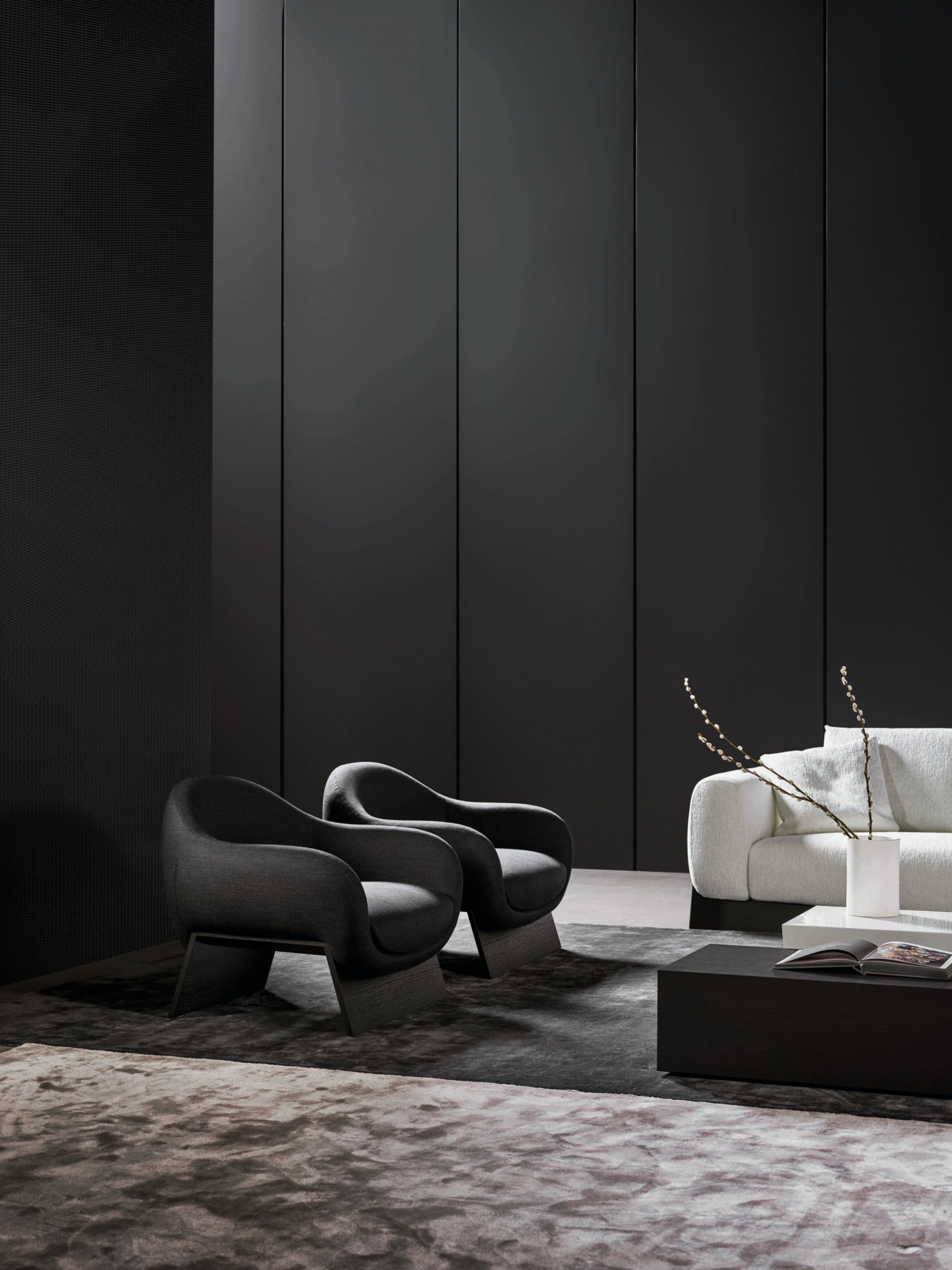 Тканевое кресло с подлокотниками BONALDO Boolean ARCH-00109611 - Вид №3