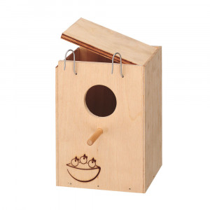 Т00021556 Домик-гнездо для птиц NIDO SMALL наружный 13x12x17см FERPLAST