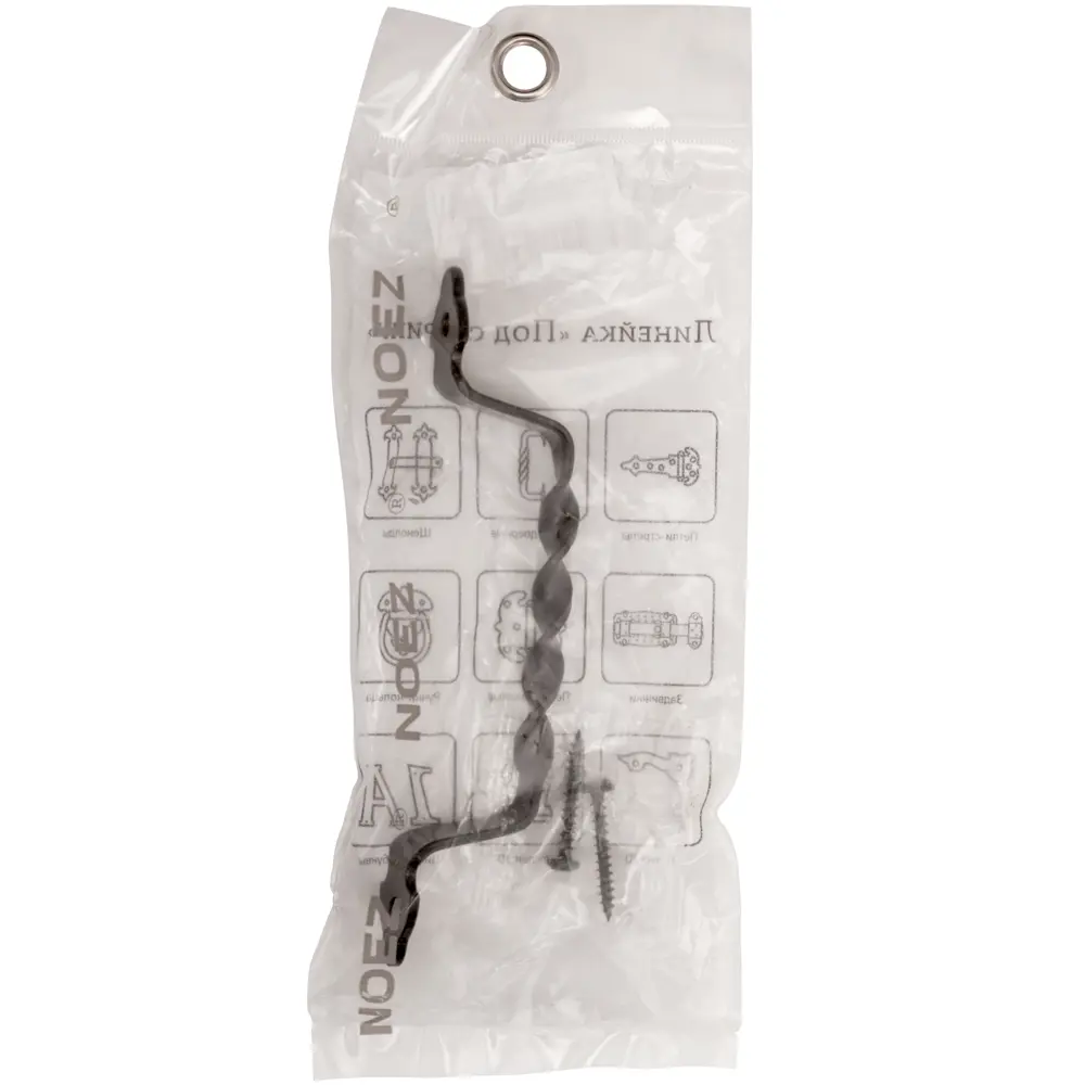 Ручка-скоба НОЭЗ для входных дверей матовый черный 89416638 STLM-1574985 - Вид №5