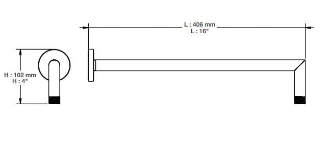 Встраиваемый термостатический набор для ванны с ручным душем BARIL Zip B66 ARCH-00057654 - Вид №3