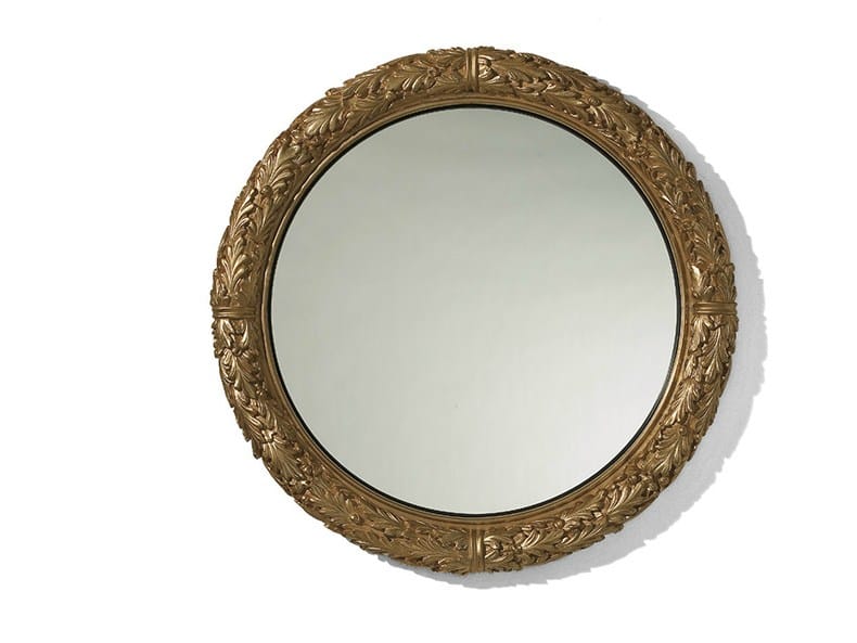 Круглое зеркало в стиле Людовика XV с настенной рамкой OAK Галерея ARCH-00148064