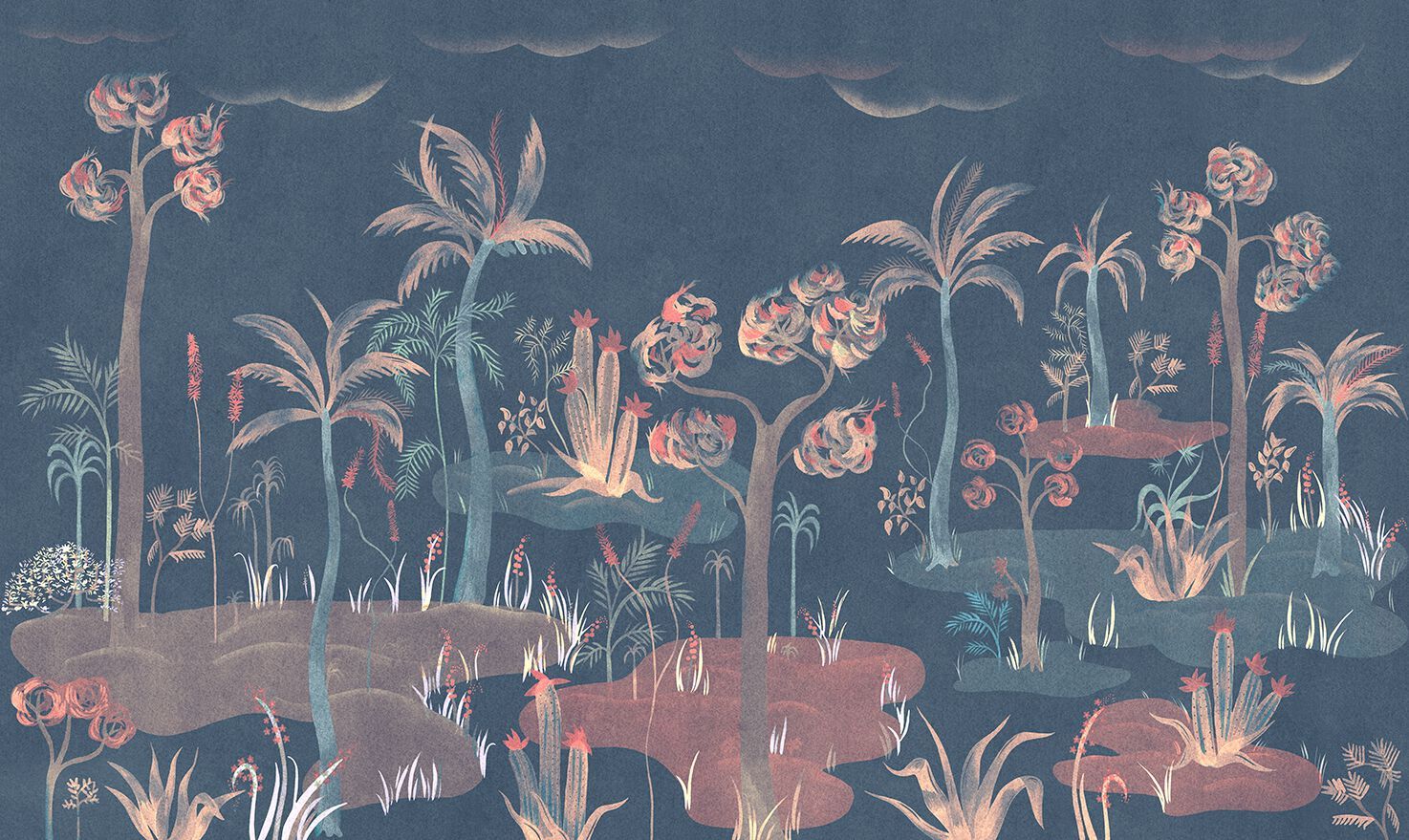 Обои с цветочными мотивами Jannelli&Volpi GADIR ARCH-00092405 - Вид №2