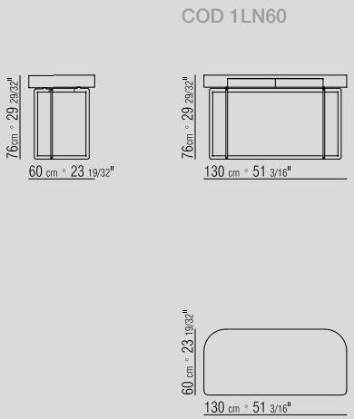 Flexform Прямоугольный стол с ящиками Marmaduke sun-id-1395573 - Вид №4