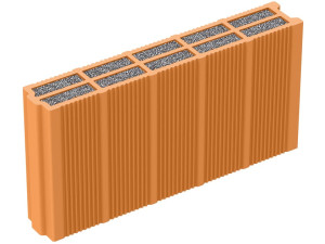 Теплоизоляционный кирпичный блок