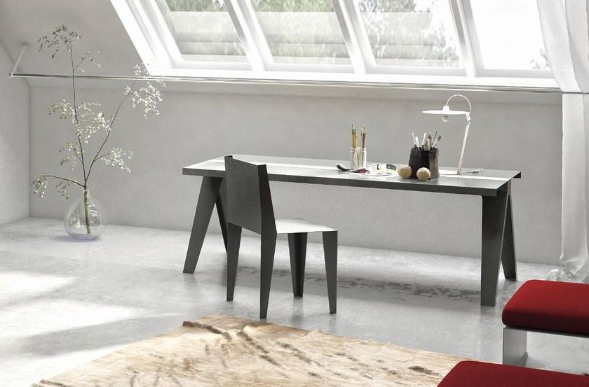 Officine Tamborrino Прямоугольный стол из стали и дерева sun-id-1476280 - Вид №3