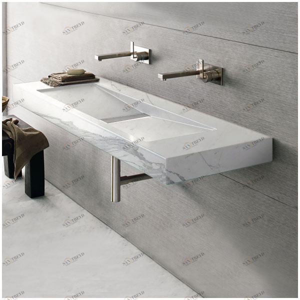 LG41501 Подвесная раковина настенная овальная Neutra Design FLUID белая