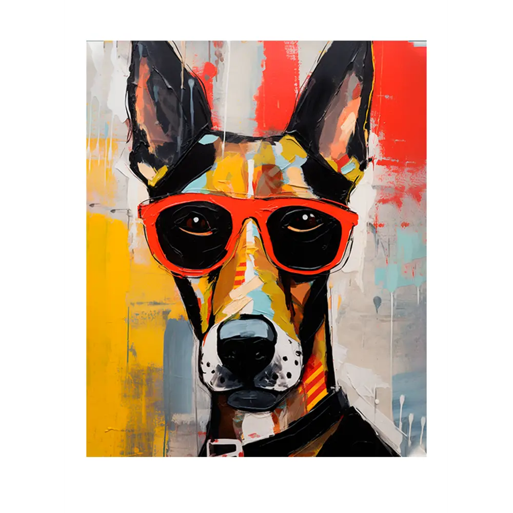Картина на холсте Fbrush Граффити дог 40x50 см STLM-2051265