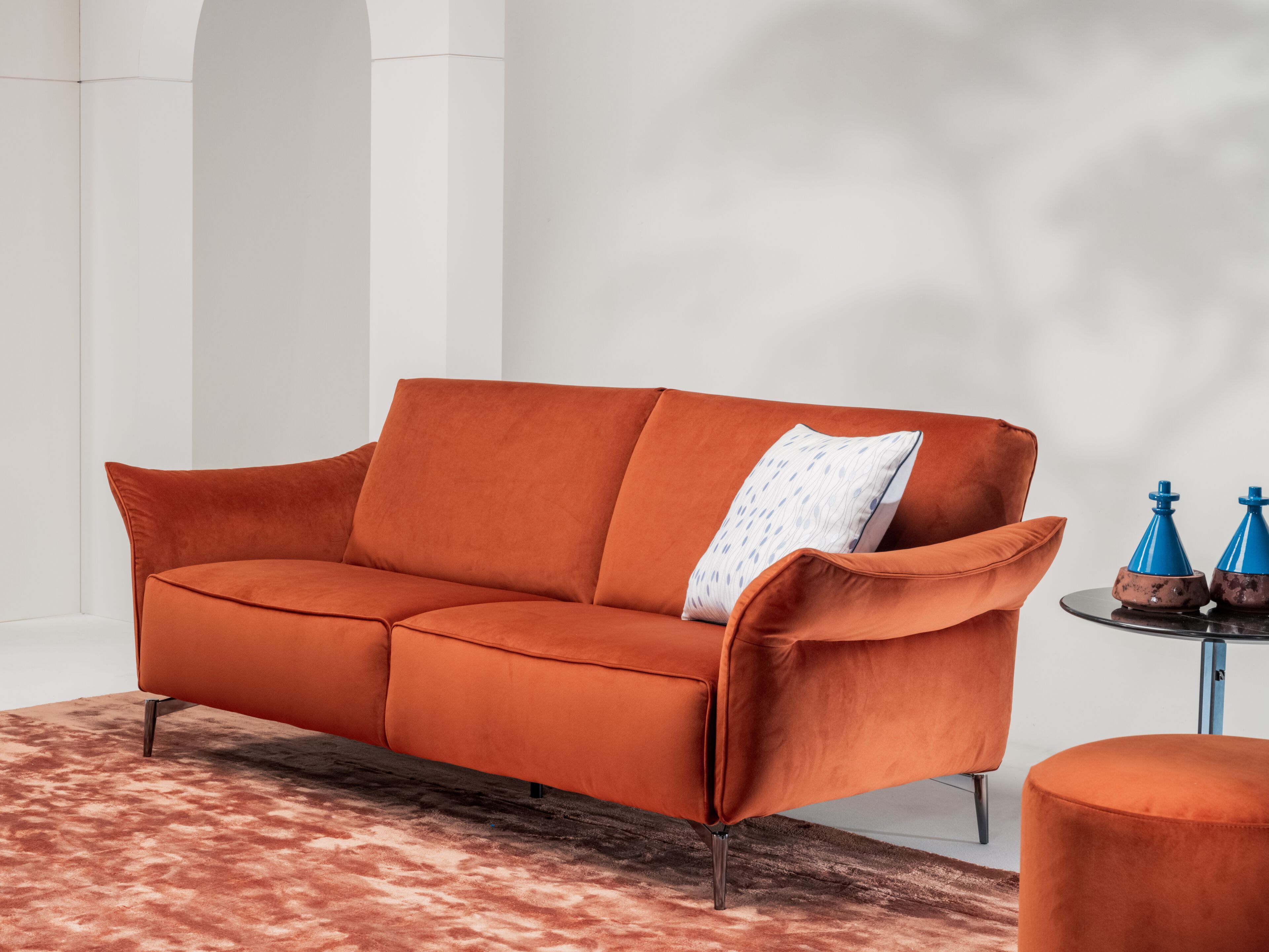 2-местный тканевый или кожаный диван Natuzzi Italia MILANO ARCH-00150099 - Вид №3