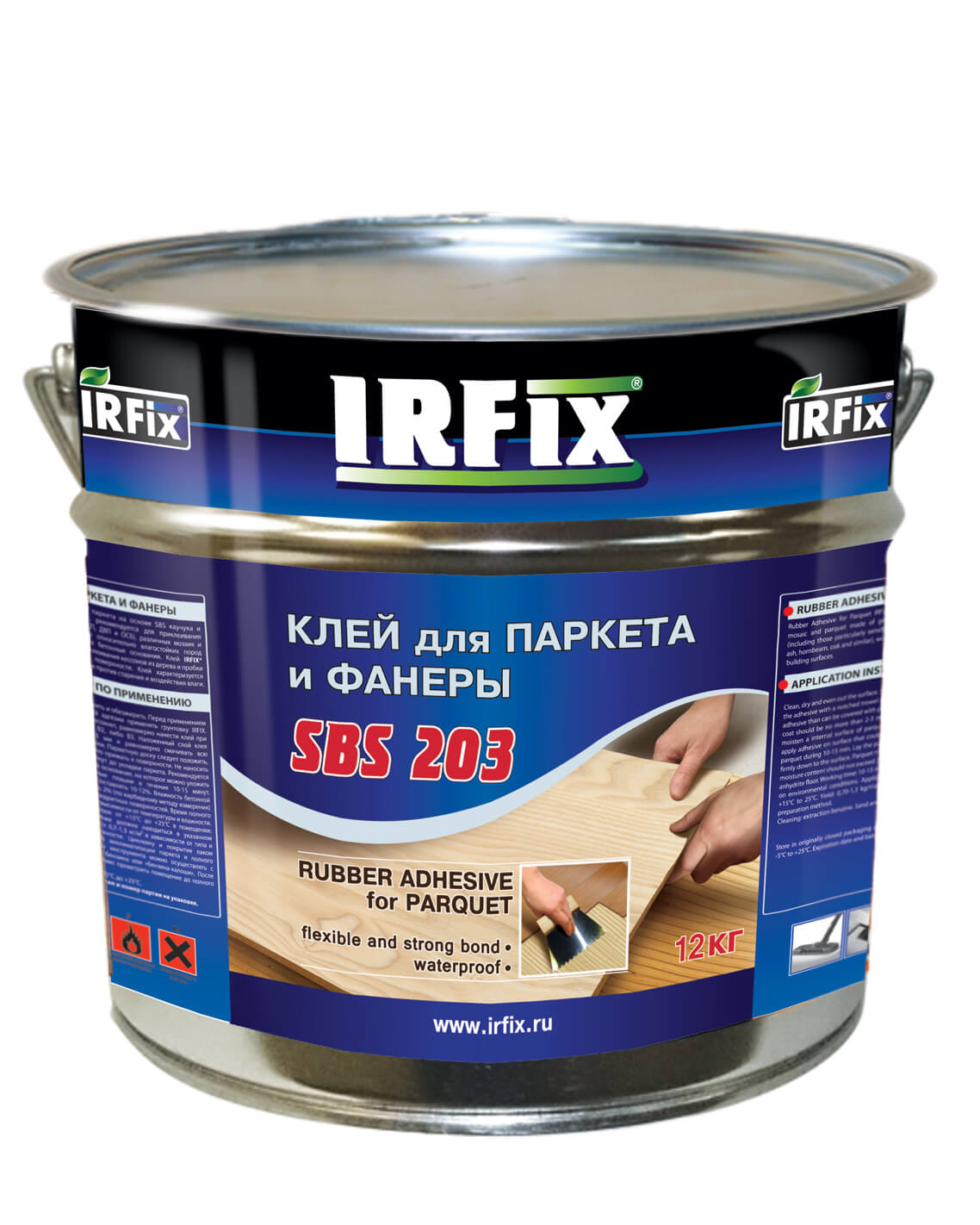 Клей для паркета и фанеры IRFix SBS-203 12кг 5435 - Вид №1
