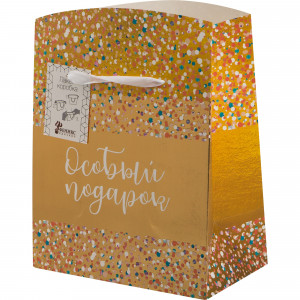 82569351 Пакет-коробка «Особый подарок» 22x13x20 см