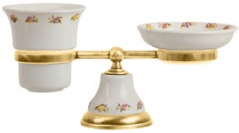 Стакан и мыльница настольные MIGLIORE Provance Ml.PRO-60.510.BR, цвет бронза  - Вид №1