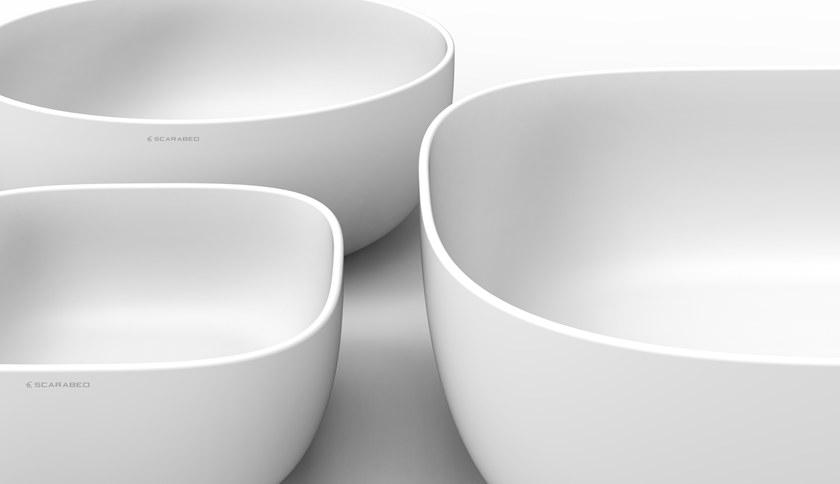 Накладная раковина на столешницу  овальная Scarabeo Ceramiche Glam sun-id-1384687 - Вид №5