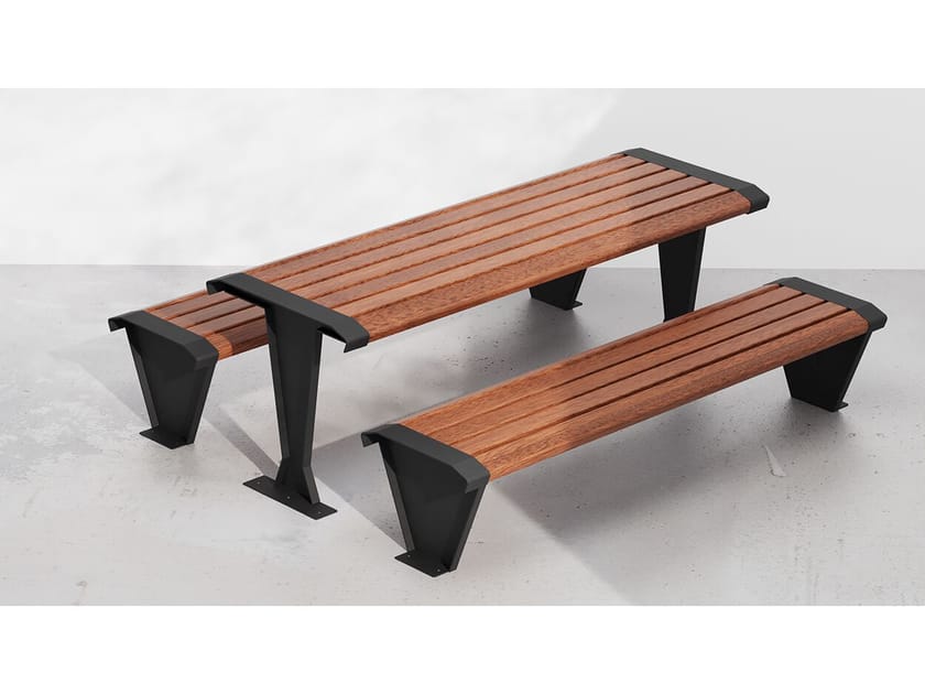 Стол для пикника из стали и дерева DIMCAR сущность ARCH-00038573