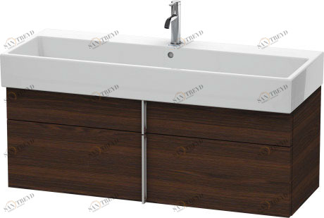 VA650906969 Тумбочка подвесная Vero Air #VA6509 1184 x 431 мм Орех брашированный (натуральный шпон) Duravit