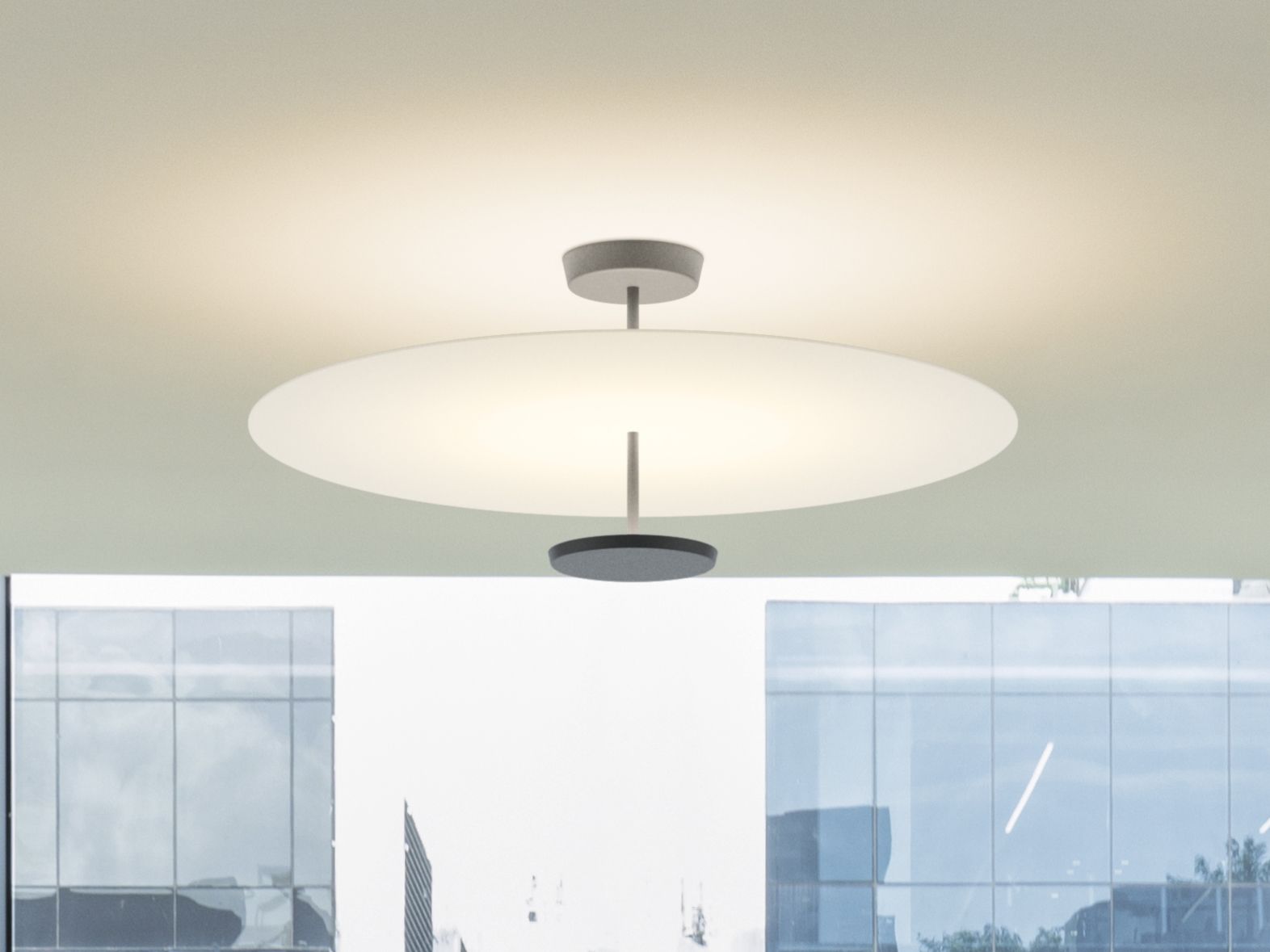 Металлический светодиодный потолочный светильник Vibia ARCH-00066183