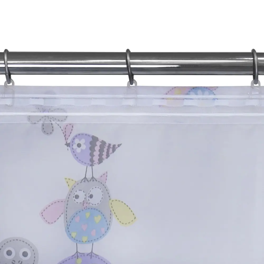 Тюль на ленте «Сова» 250х260 см вуаль цвет сиреневый GARDEN STLM-2177770 - Вид №2