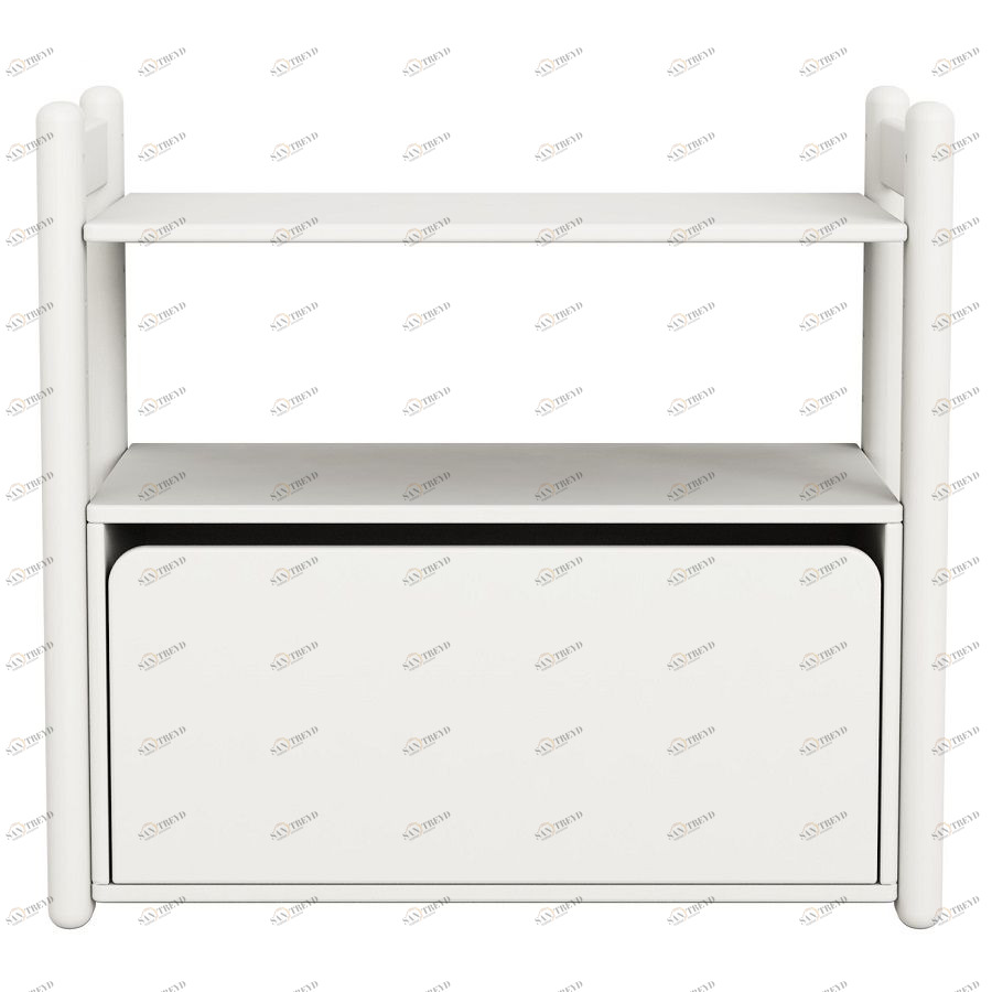 Гарнитур Mini В, 1 полка и 1 комод, белый Flexa 812630240