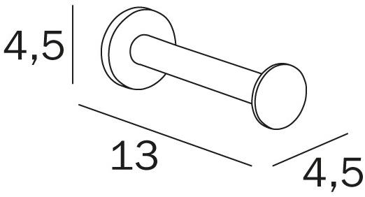 INDA® Держатель запасного рулона из металла One A24280 - Вид №1