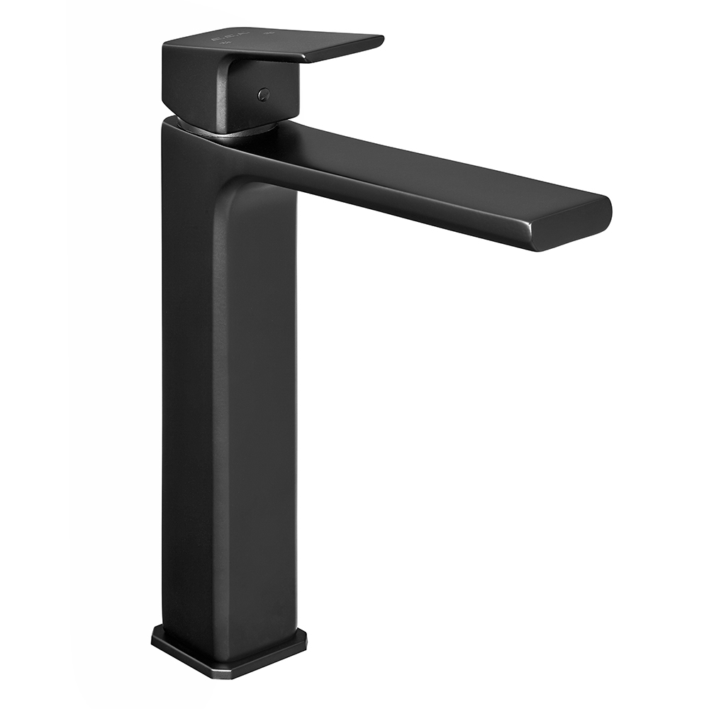 102188002c1st  Смеситель для раковины Tiera High Type - матовый черный - экономия воды Eca 