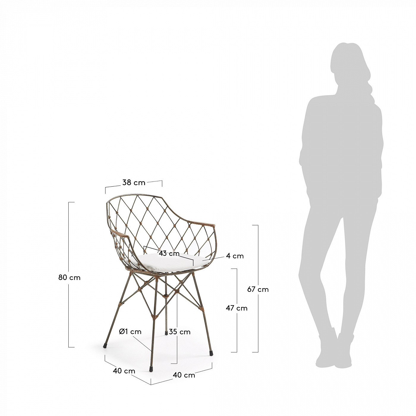 053297 Кресло Energy ротанг La Forma Endora  - Вид №2