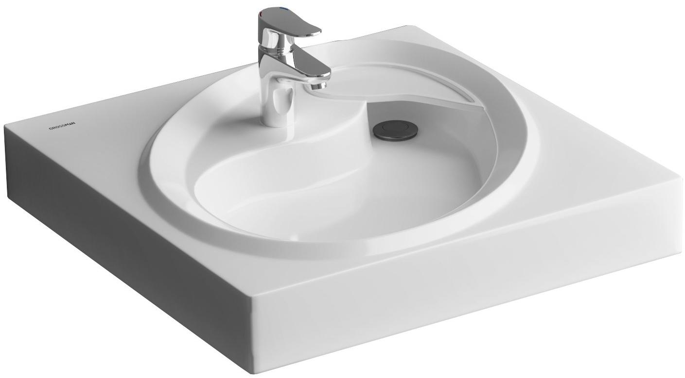 1606001 Подвесная раковина настенная прямоугольная Grossman Alvaro - Вид №1