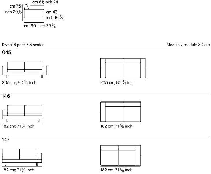 AMURA Угловой диван кожаный на 4 места Tau Am006.339+294 - Вид №5