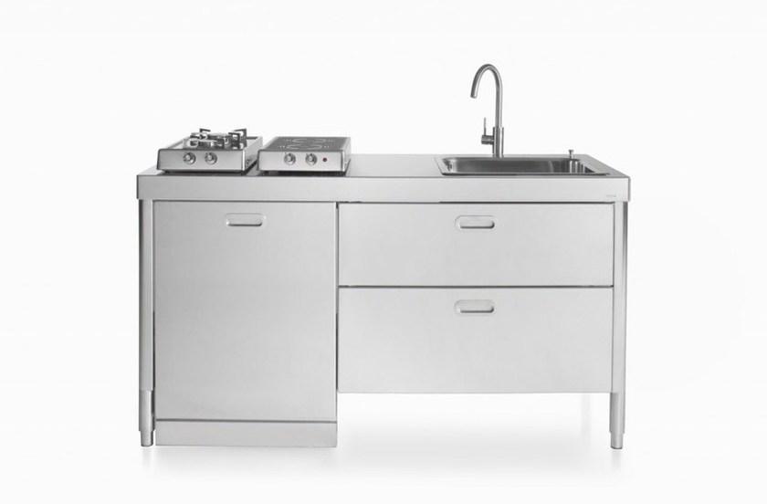 ALPES-INOX Линейная мини-кухня из стали Liberi in cucina sun-id-1361870 - Вид №2