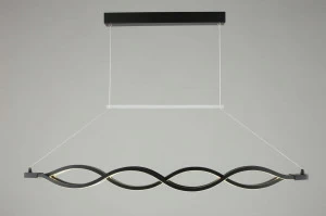 Подвесной светодиодный светильник Omnilux Grassington OML-47013-72 OMNILUX GRASSINGTON 200541 Черный