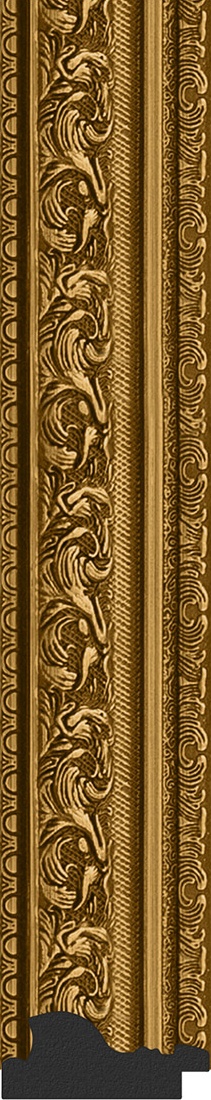 BY 3007 Зеркало в багетной раме - виньетка состаренное золото 56 mm EVOFORM Definite - Вид №3