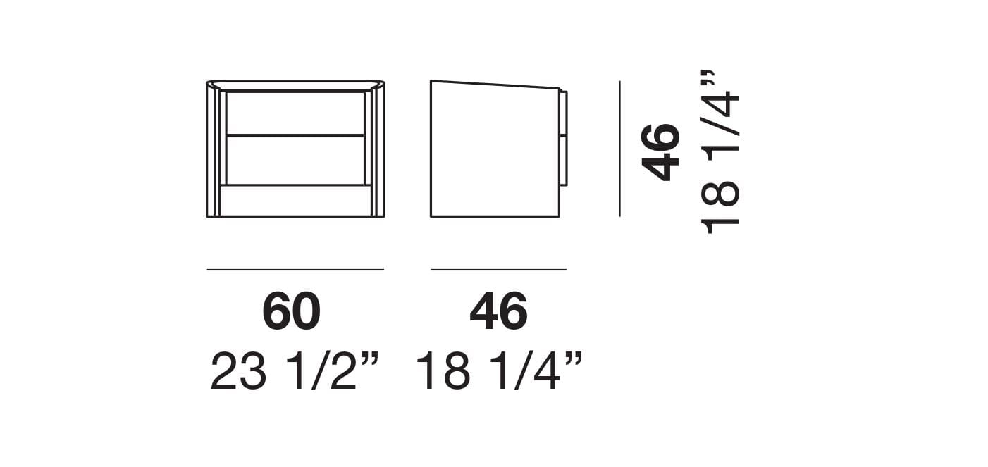 Деревянная тумбочка с ящиками Alf DaFrè Adj ARCH-00044331 - Вид №6