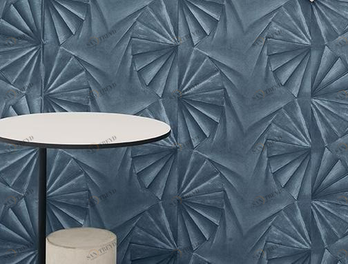 Wall&decò Рельефные огнезащитные обои Essential wallpaper 2019 sun-id-1377225