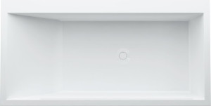 H2233310006161 Встраиваемая ванна со скрытым переливом, правосторонняя, с местом для смесителя, с панелями, solid surface LAUFEN PRO