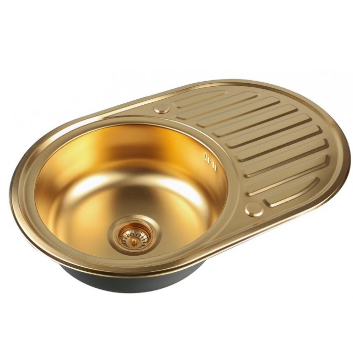 Zorg SZR-7750 bronze Мойка кухонная круглая Zorg  - Вид №1