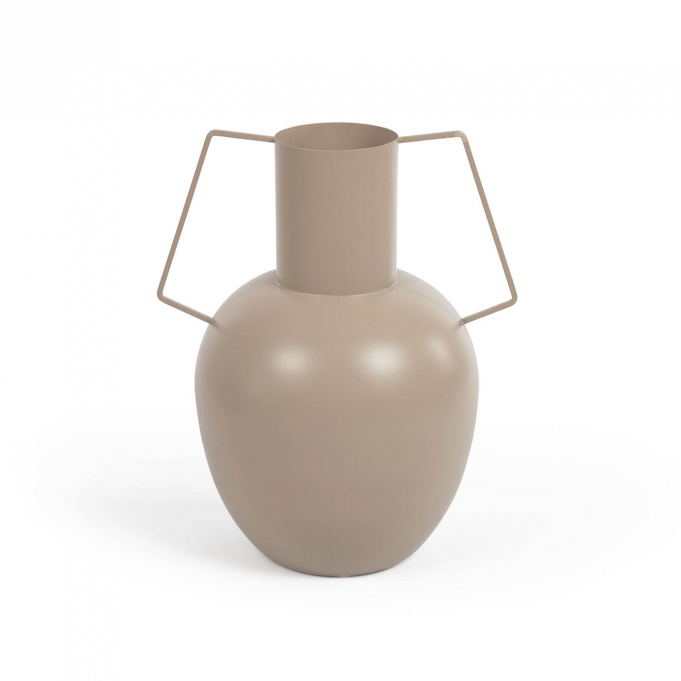 109391 Bellabel vase in light brown metal 38 cm La Forma 