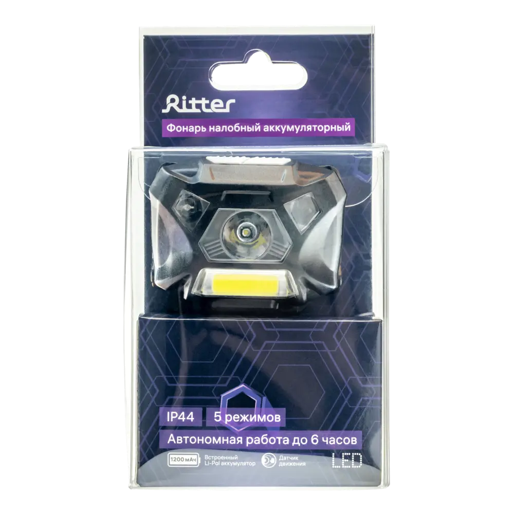 Налобный фонарь Ritter с регулируемой посадкой и 5 режимами освещения 88958390 STLM-1379195 - Вид №13