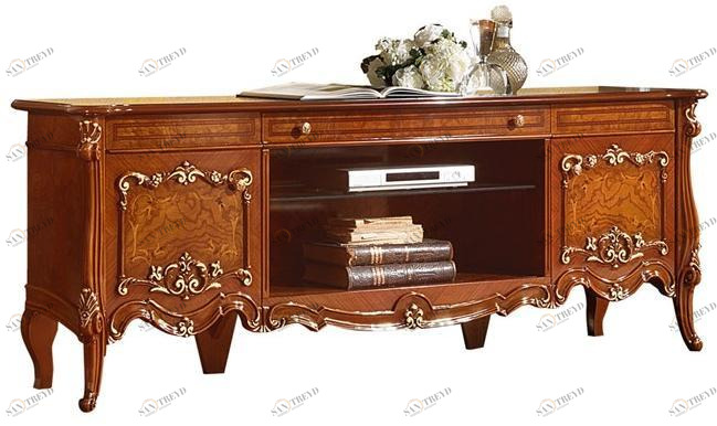 Barnini Oseo Деревянная тумба под ТВ с распашными дверцами с ящиками Prestige plus Pp76