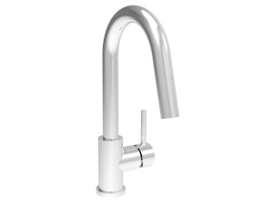 Смеситель для кухни на столешнице со съемным ручным душем