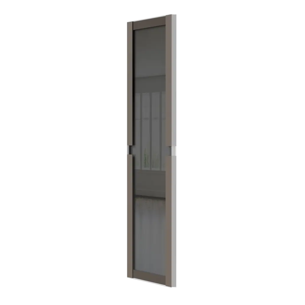 Дверь-купе KONSENSA 225.5x80.4 см с зеркалом профиль матовое серебро STLM-2127473 - Вид №6
