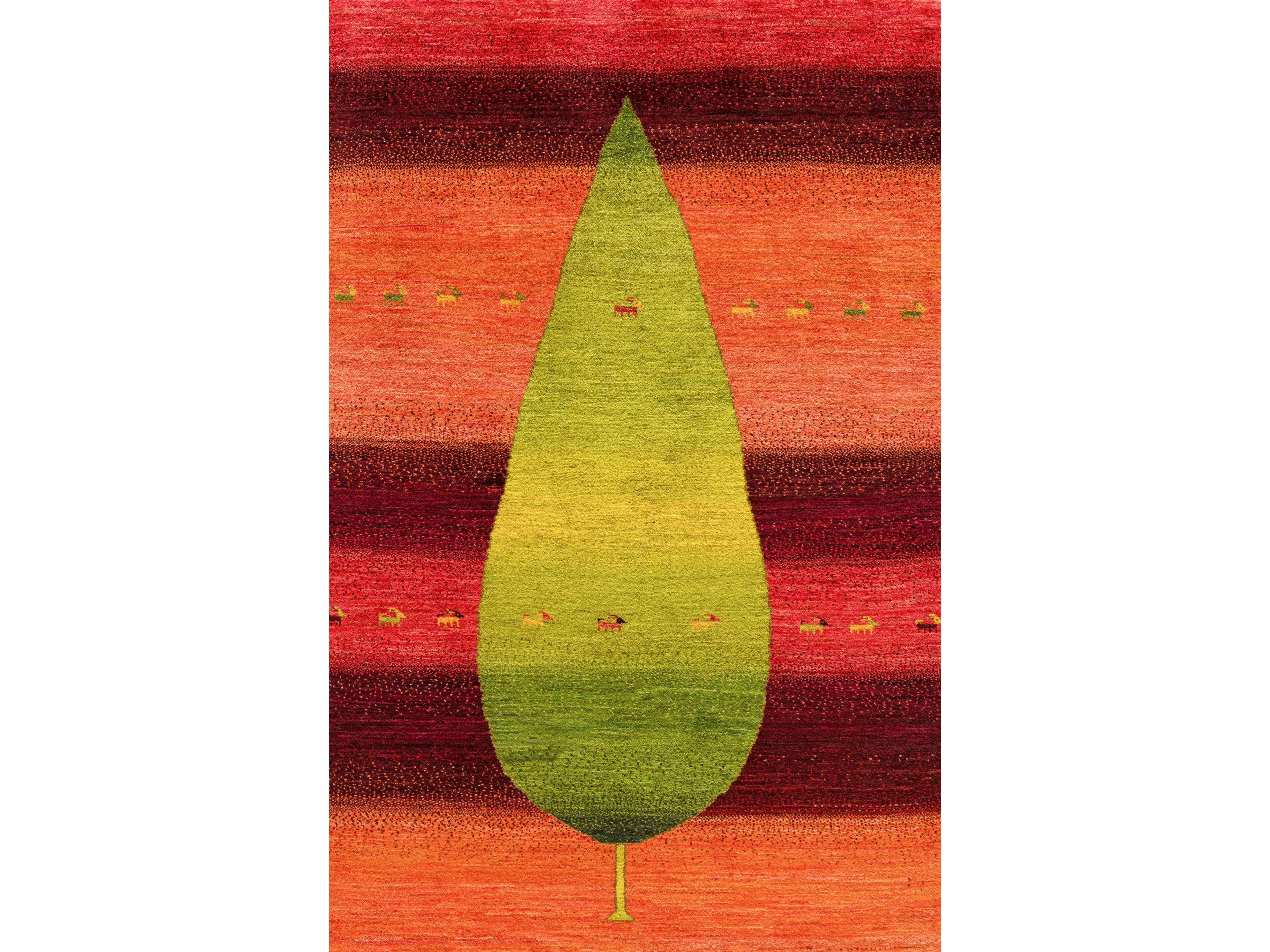 Прямоугольный шерстяной ковер Zollanvari Gabbehs Flora &amp ARCH-00121353 - Вид №1