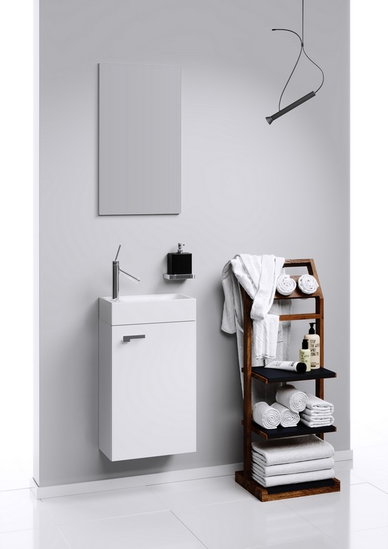 Мастер Бокс Леон комплект: тумба с умывальником Unam 220, зеркало (Mb-L.00.04) AQWELLA Master Box Leon sun-id-277981 - Вид №3