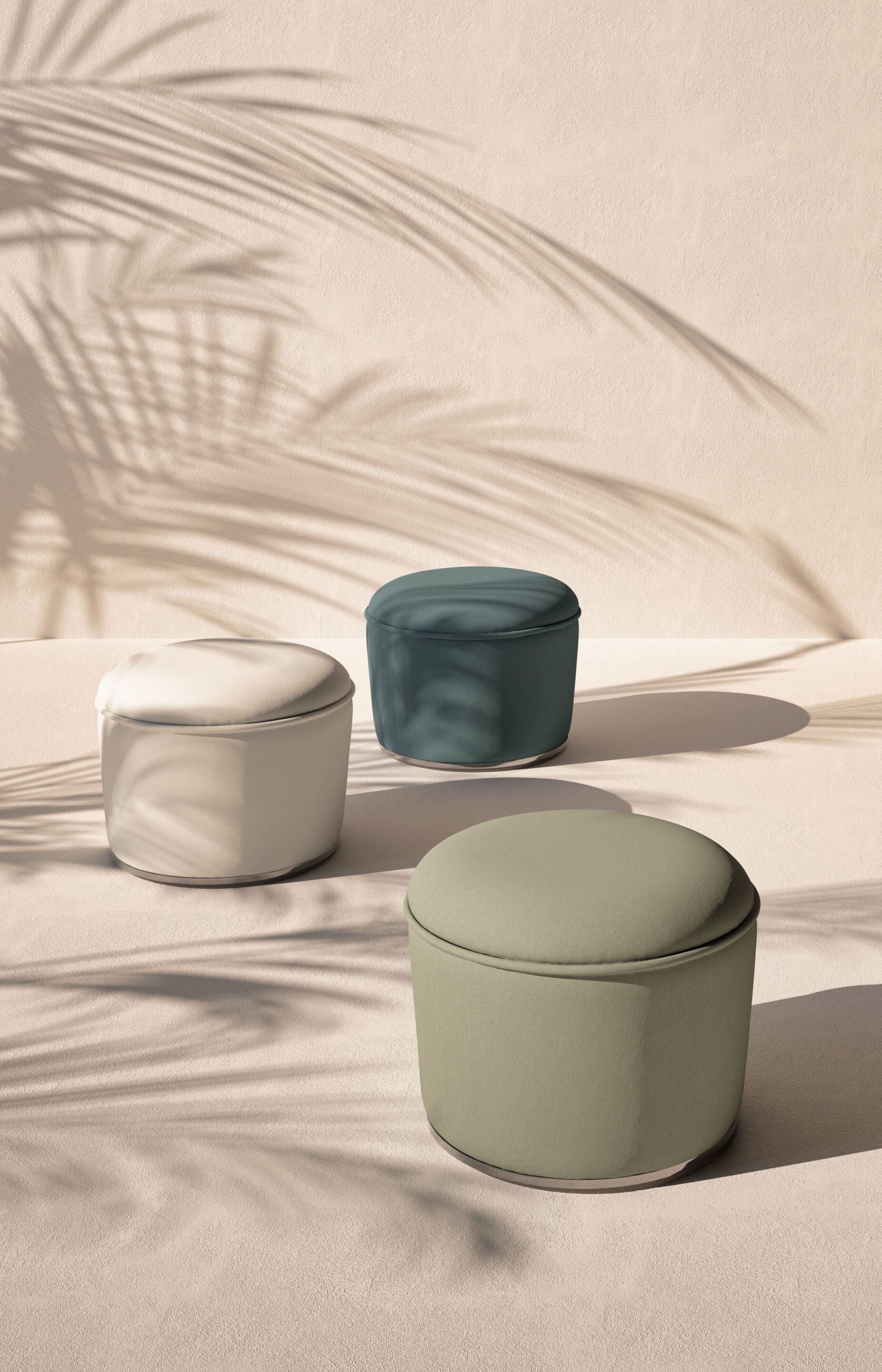 Ткань круглый сад пуфик Galbiati Outdoor Alpemare Collection ARCH-00032948 - Вид №1