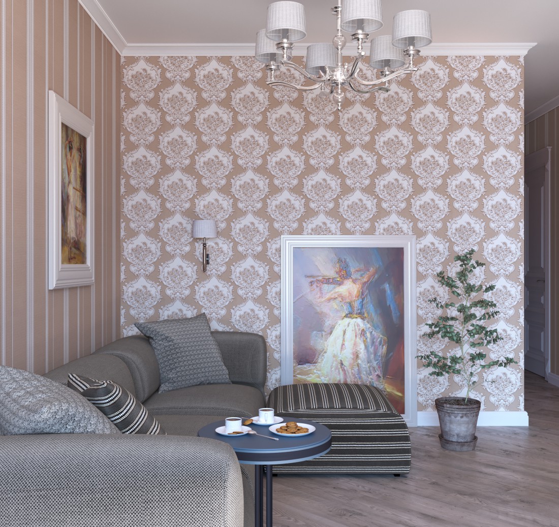 Рулон обоев основа Флизелиновая HC31076-12 Home Color Мин. заказ 6 рулонов HC3107612 - Вид №6
